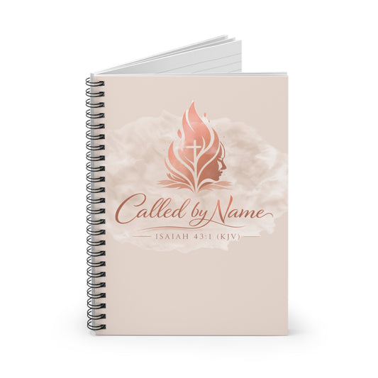 Called By Name Spiral Notebook — Christian Inspirational Journal (Isaiah 43:1)